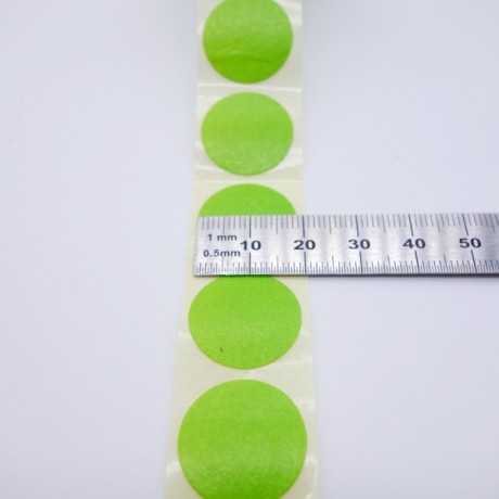 Krebbklebepunkte grün 19 mm 